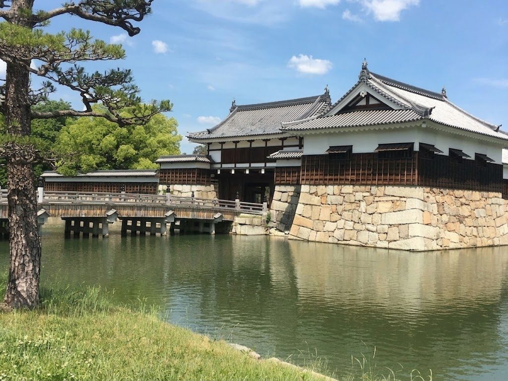 広島城 お堀と門