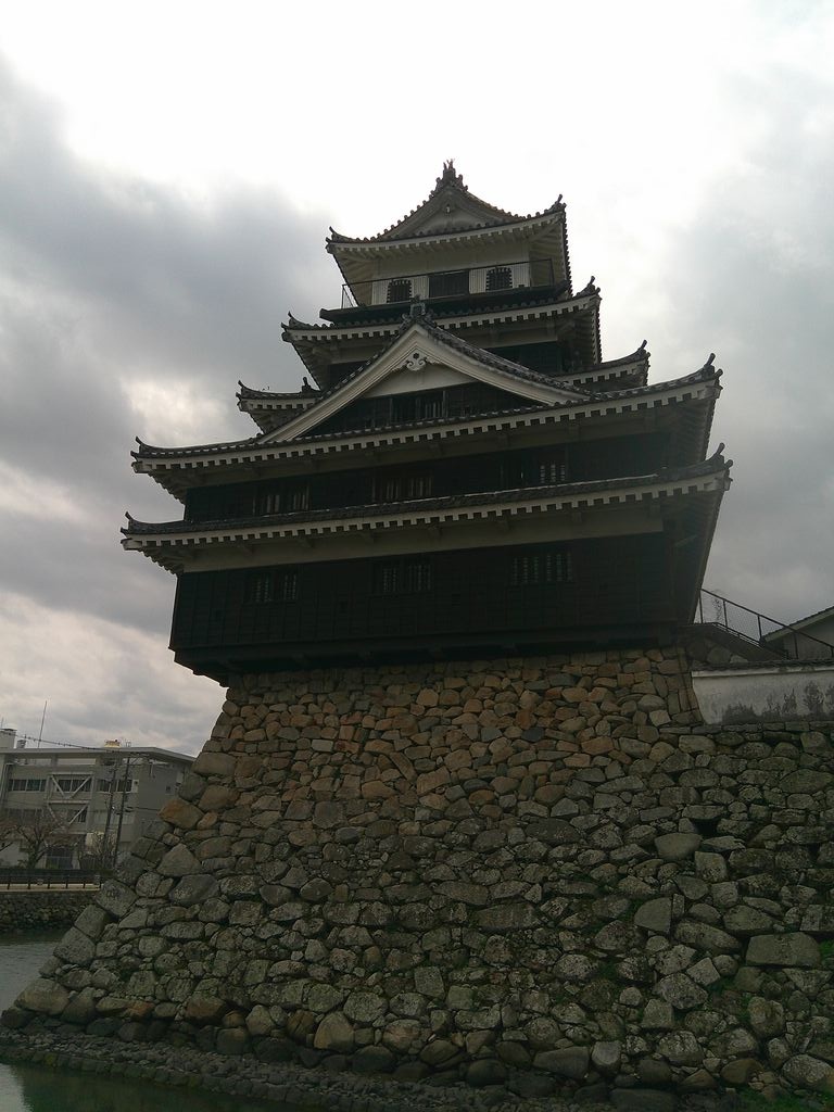 中津城 天守閣 見上げ